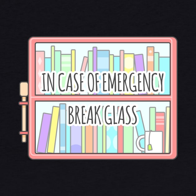 Emergency Bookshelf by sombrasblancas